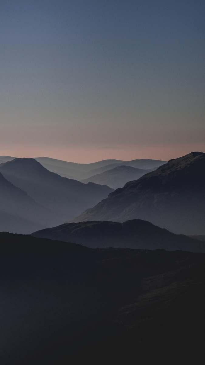 mountain range mountains during golden hour nature